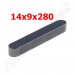Шпонка 14x9x280